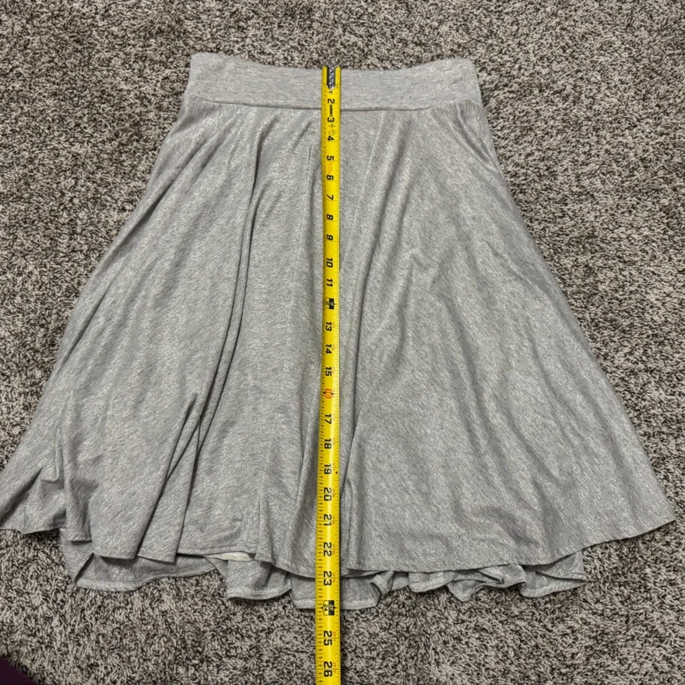 NWT White House Black Market Gold Knee Length A-Line Pleated Skirt